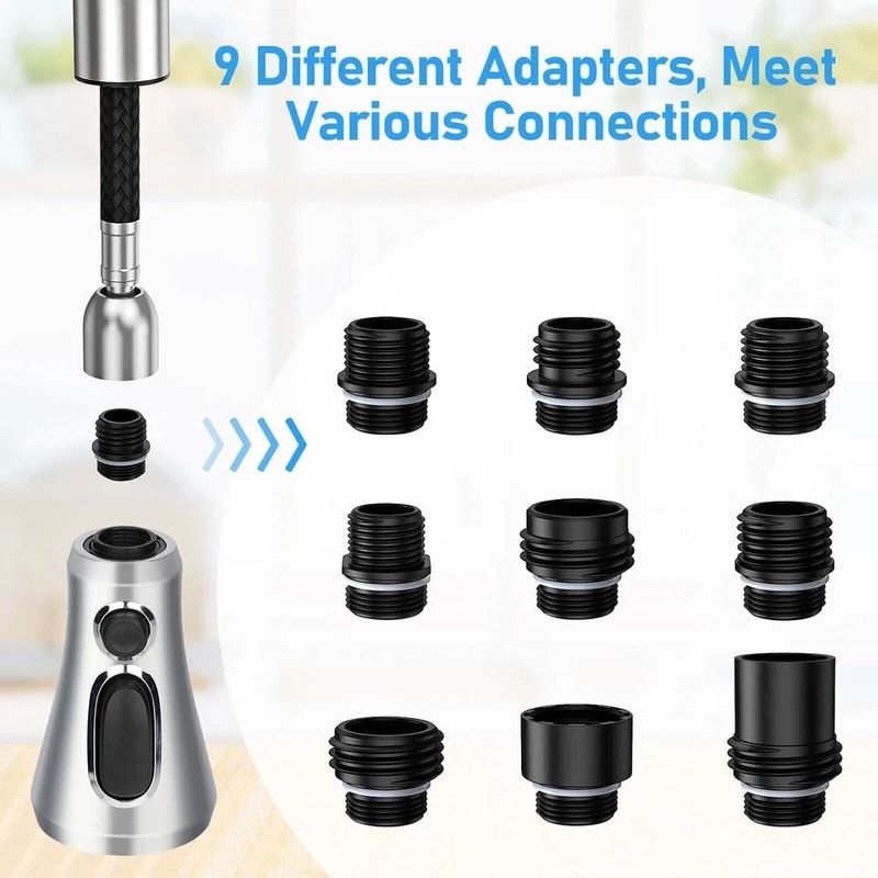 Pull Down Faucet Spray Head Replacement For Kitchen Faucet Part 5