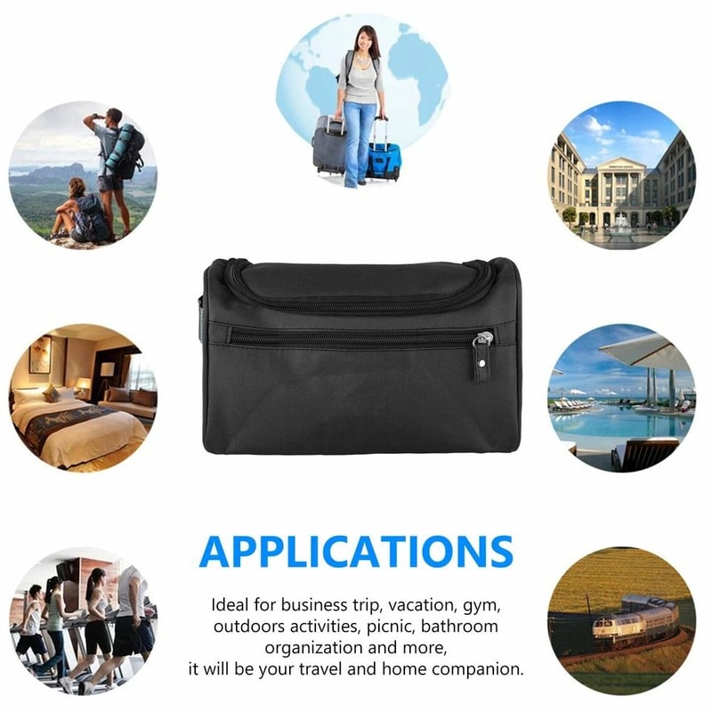 Travel Toiletry Bag For Men Women Waterproof Cosmetic Shaving Makeup Case Organizer 2