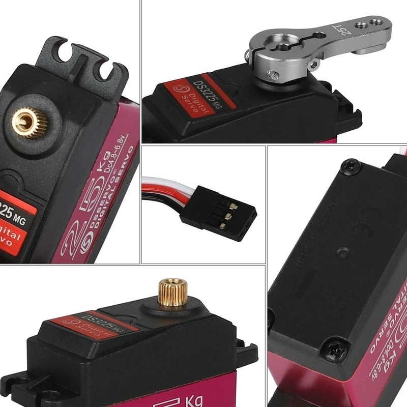 High Torque Waterproof Digital Servo With Metal Gears For RC Cars Robots 2