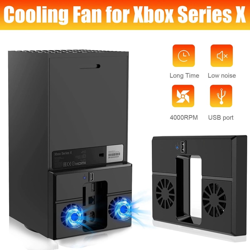 USB Cooling Fan For X Console Low Noise Vertical Cooler For Enhanced Performance 2