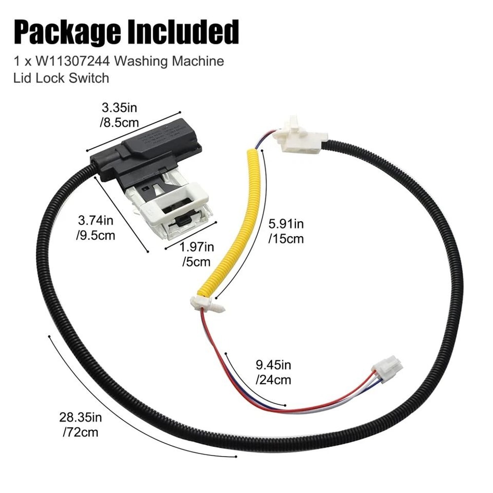 Whirlpool Washer Lid Lock Switch Replacement 6