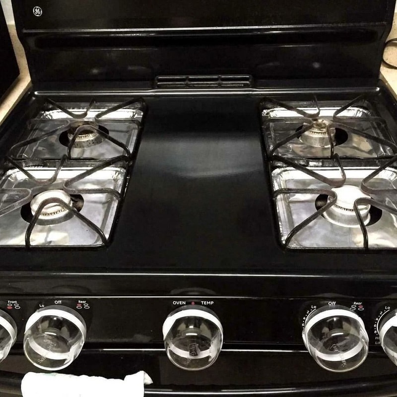 Aluminum Foil Burner Covers Heavy Duty Disposable Stove Protector Liners For Easy Cleanup 3