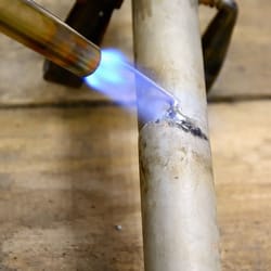 aluminum melt welding rods for low temperature flux cored brazing