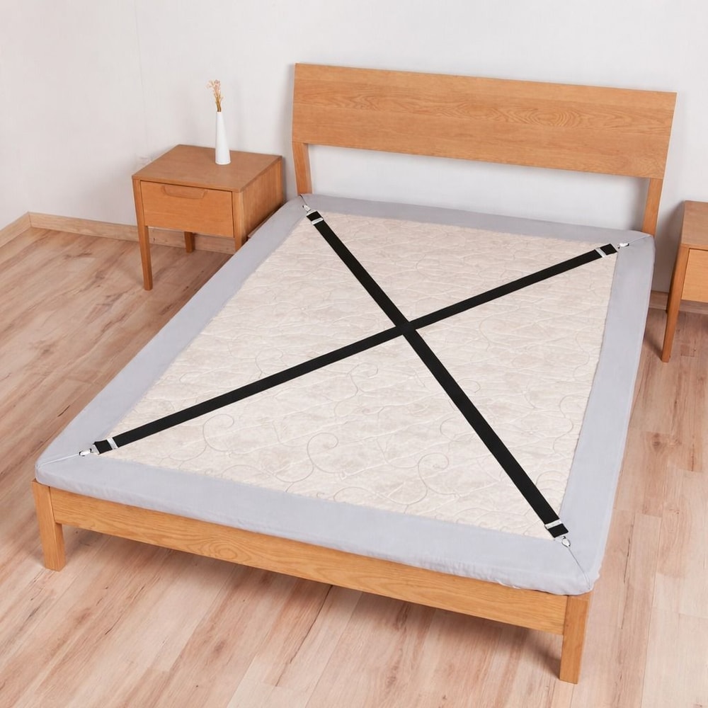 Adjustable Bed Sheet Straps Heavy Duty Bed Fitted Sheet Fasteners For All Bed Types 0