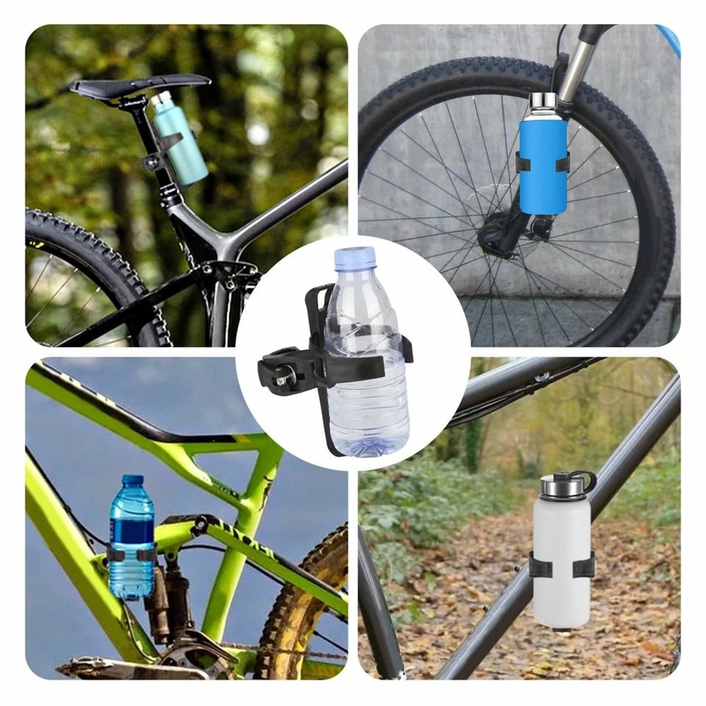 Bicycle Drink Holder For Handlebar Mountable Beverage Bottle Cage 5