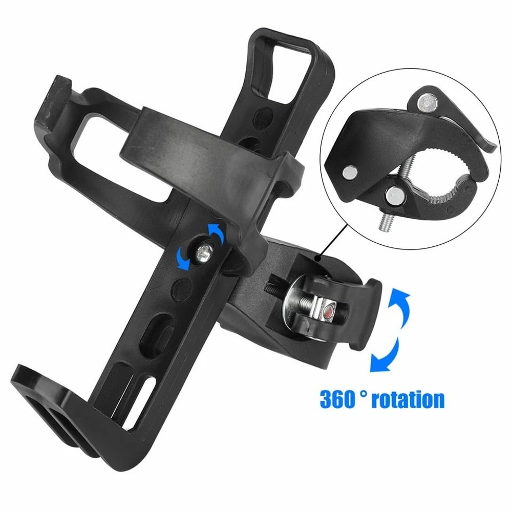 Bicycle Drink Holder For Handlebar Mountable Beverage Bottle Cage 7