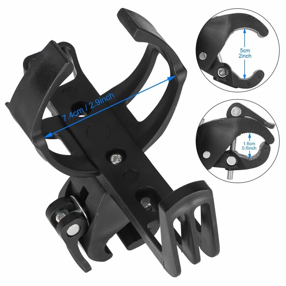 Bicycle Drink Holder For Handlebar Mountable Beverage Bottle Cage 4