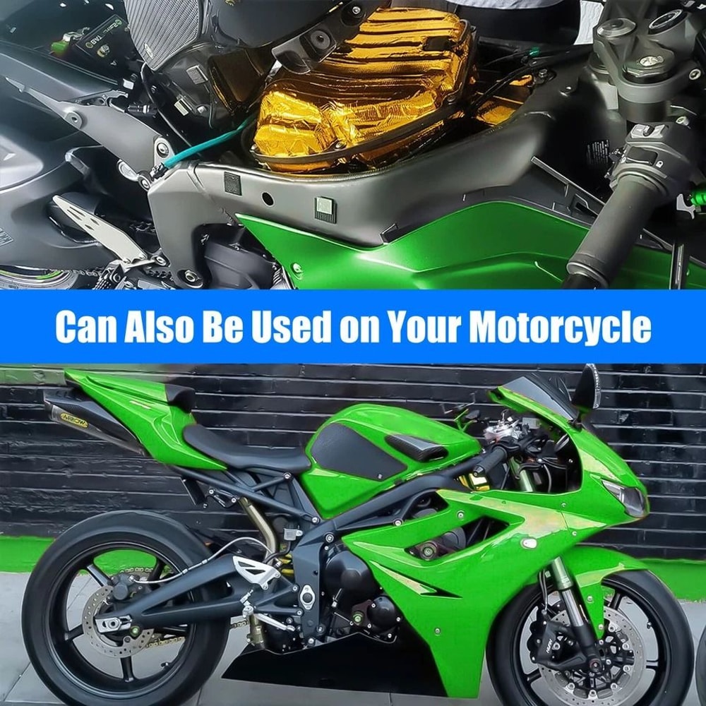 Gold Heat Reflective Tape Wrap Self Adhesive High Temperature Resistant 1