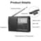 Portable Radio Receiver With Digital LCD Screen And Stereo Speaker Alarm 5