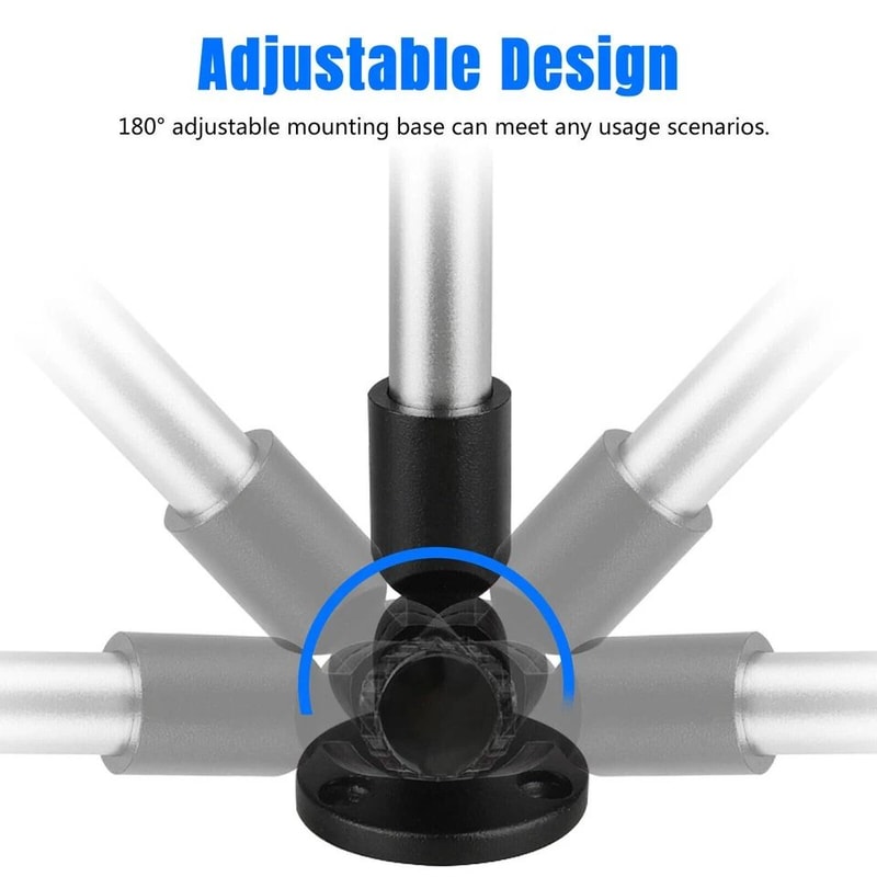 Boat Yacht LED Navigation Light Fold Down Anchor Stern Pole Lamp 5