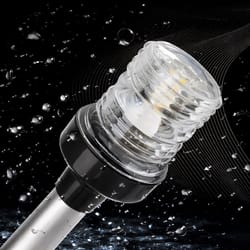 boat yacht led navigation light fold down anchor stern pole lamp