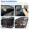 Magnetic Car Side Window Sunshade UV Blocker Mesh Shield For Privacy And Easy Installation 2