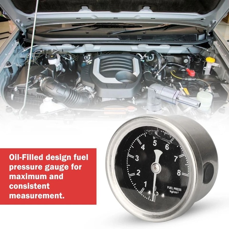 Universal Adjustable Car Fuel Pressure Regulator With Oil Gauge Kit 5