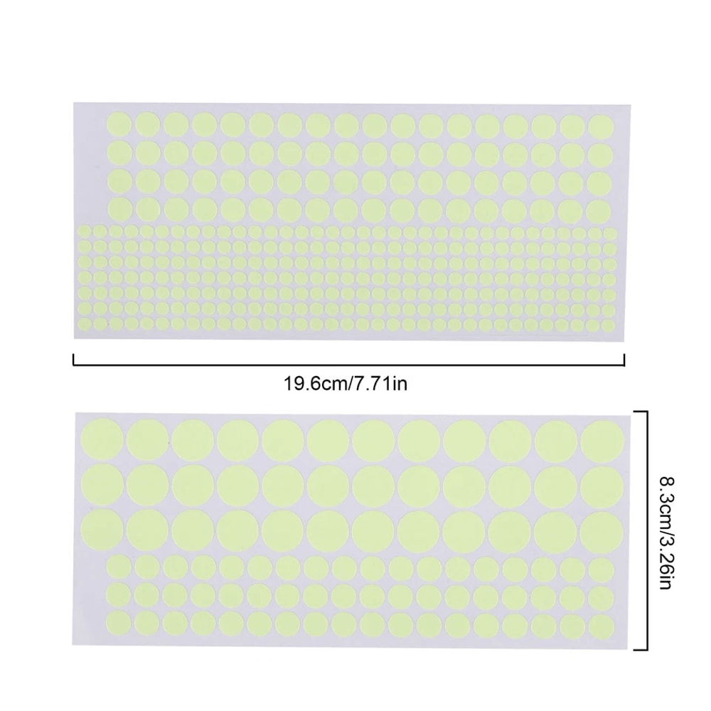 Glow In The Dark Stars Moon Wall Stickers Luminous Space Decals 3