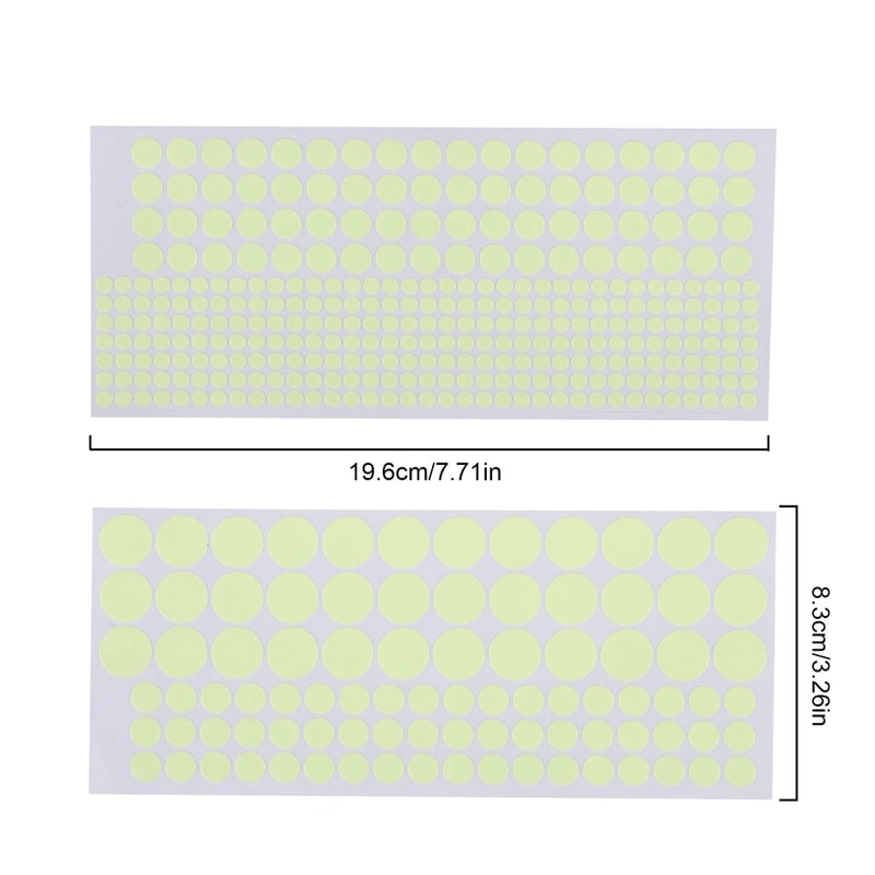 Glow In The Dark Stars Moon Wall Stickers Luminous Space Decals 3