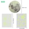 Glow In The Dark Stars Moon Wall Stickers Luminous Space Decals 2