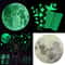 Glow In The Dark Stars Moon Wall Stickers Luminous Space Decals 6