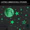Glow In The Dark Stars Moon Wall Stickers Luminous Space Decals 4