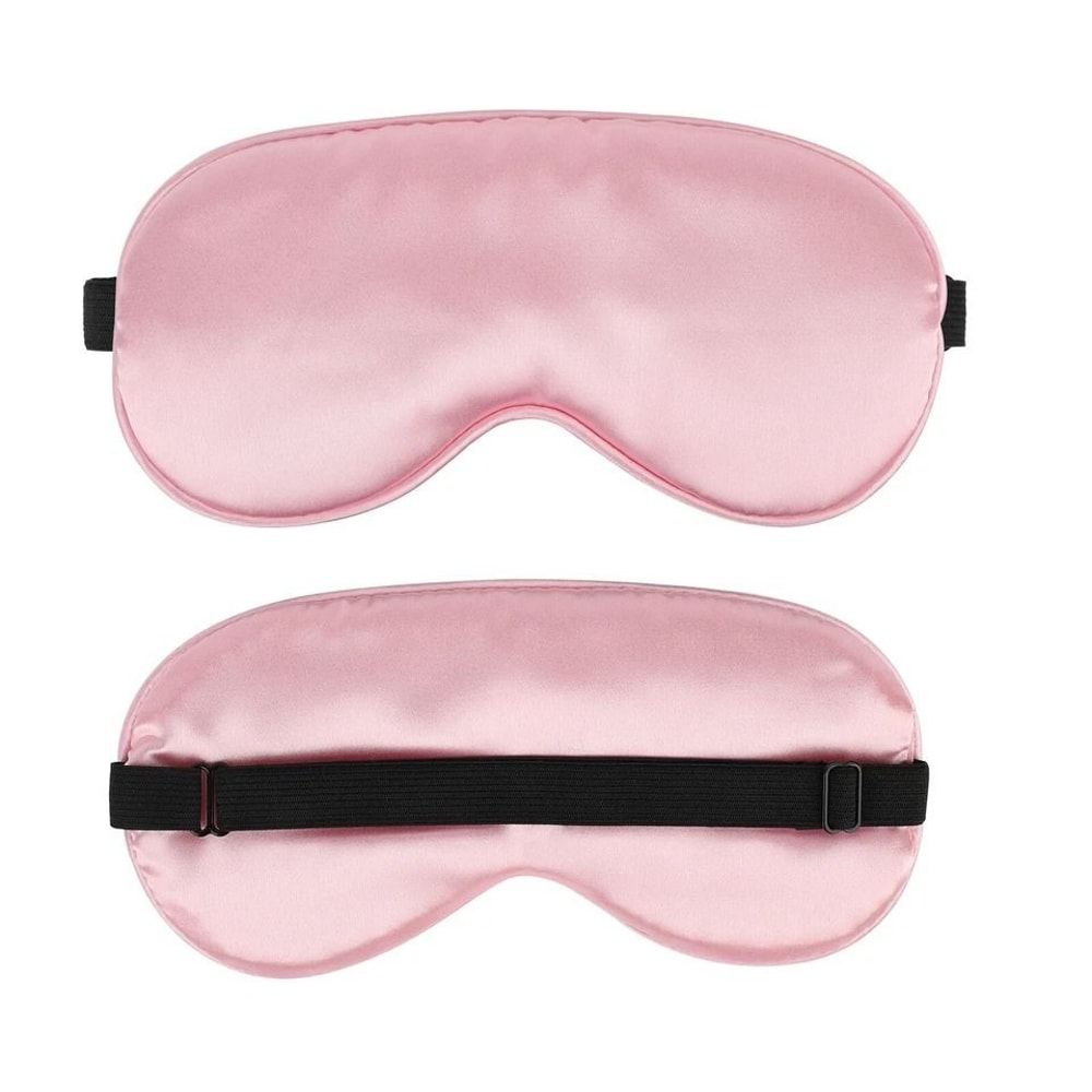 Travel Eye Mask Set Soft Padded Shade For Rest Relaxation Adjustable Breathable Sleep Blindfold 2