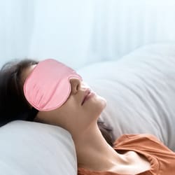 travel eye mask set soft padded shade for rest & relaxation, adjustable & breathable sleep blindfold