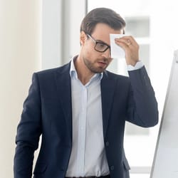 cotton men handkerchief set, vintage pocket square hankie