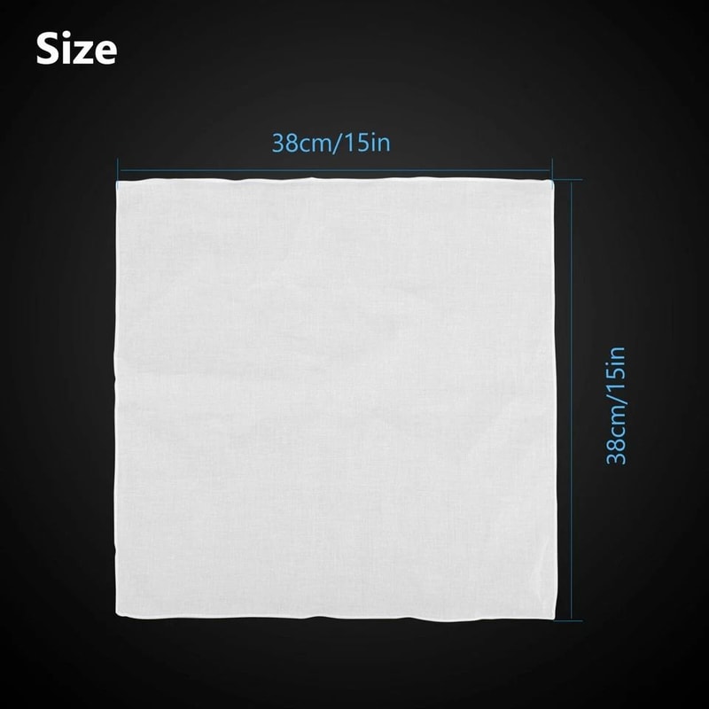 Cotton Men Handkerchief Set Vintage Pocket Square Hankie 2