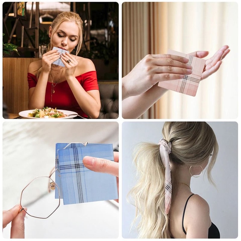 Polyester Cotton Men Handkerchiefs Classic Pocket Squares For Stylish Gentlemen 1