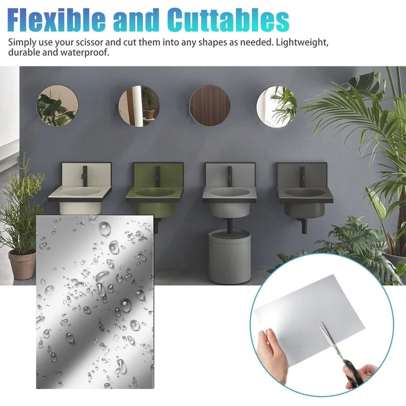 Self Adhesive Mirror Film For Home And Kitchen Decor 5