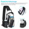 Clear PVC Shoulder Crossbody Backpack Waterproof Transparent Chest Bag For Men And Women 5