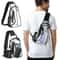 Clear PVC Shoulder Crossbody Backpack Waterproof Transparent Chest Bag For Men And Women 0
