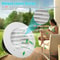 Round Air Soffit Vents With Oblique Louver Grille Cover Fly Screen 5