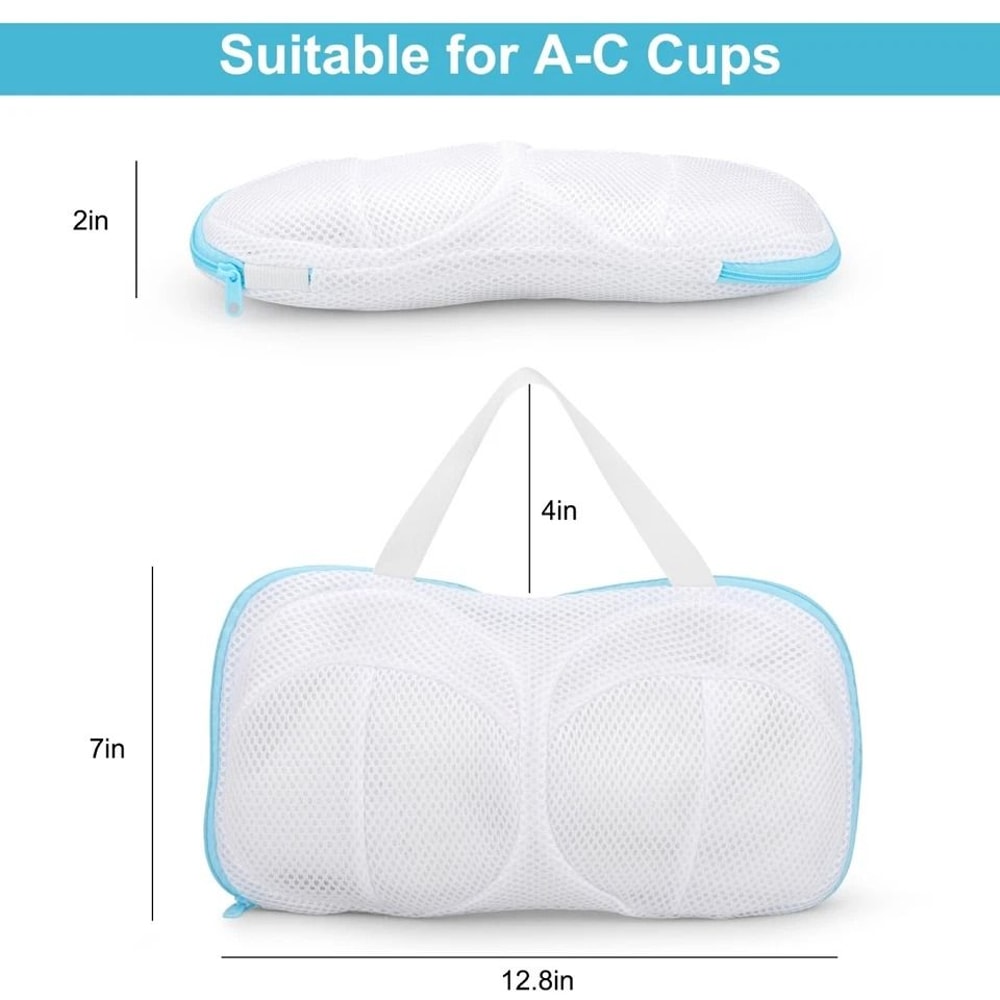 Bra Laundry Bag For Washing Delicates With Zipper Closure 1