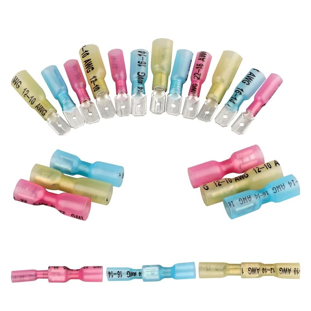 Premium Heat Shrink Male Female Spade Wire Connectors Waterproof Durable 2