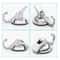 Heavy Duty Suction Cup Hooks Waterproof Wall Hanger For Kitchen Bathroom 6