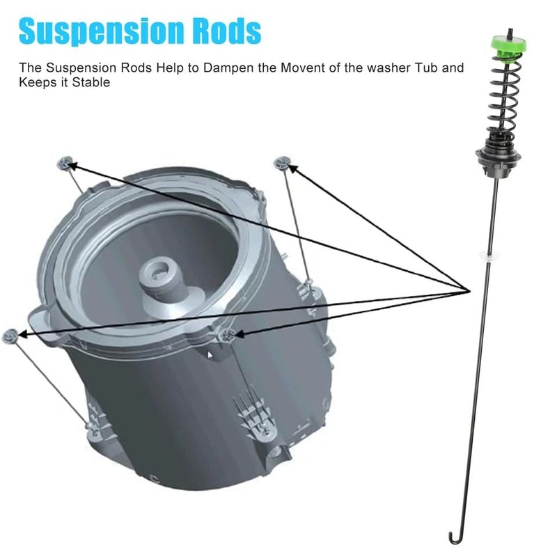 Washer Suspension Rod Kit For Washing Machines 1