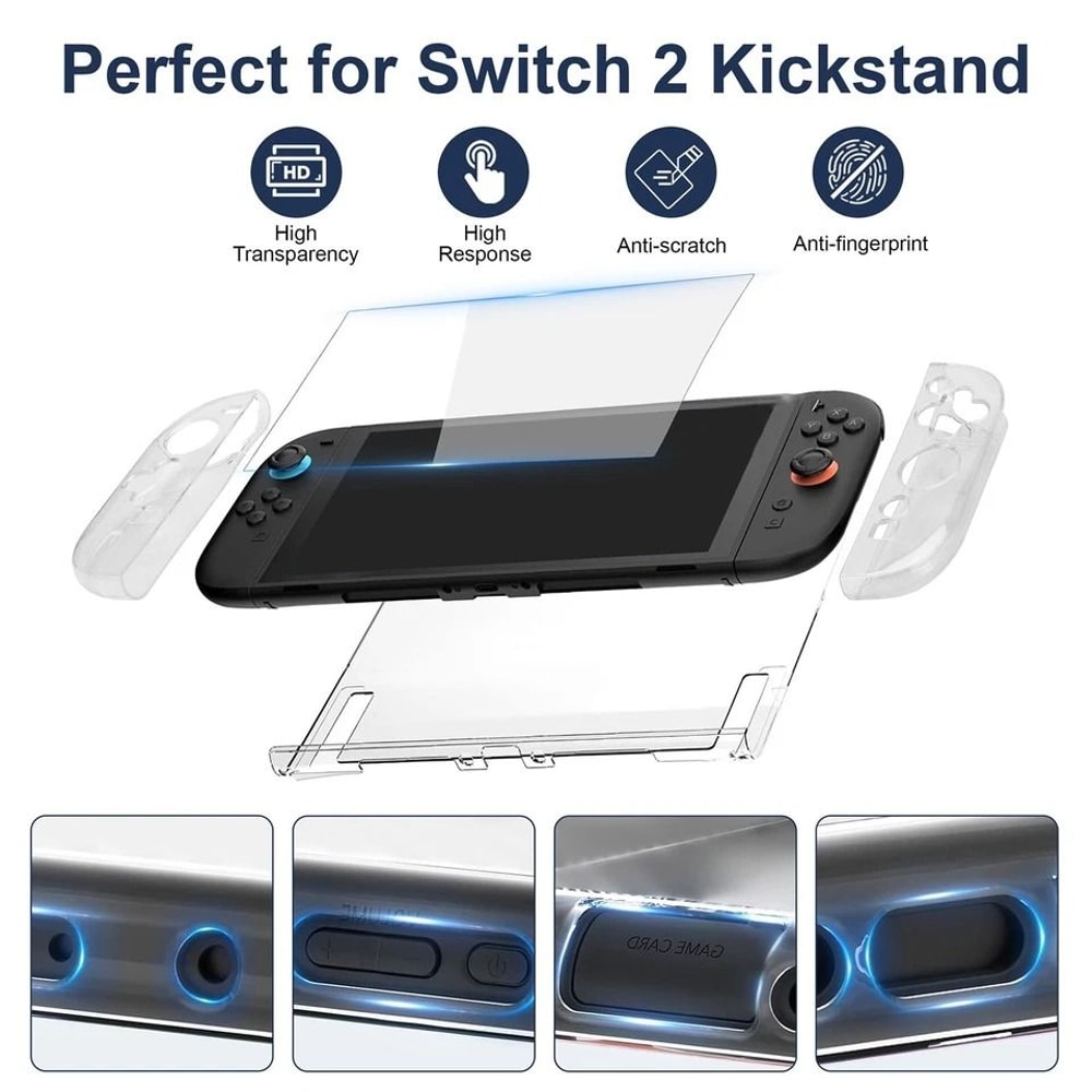 Switch Travel Carry Case With Protective Cover Screen Protector 4