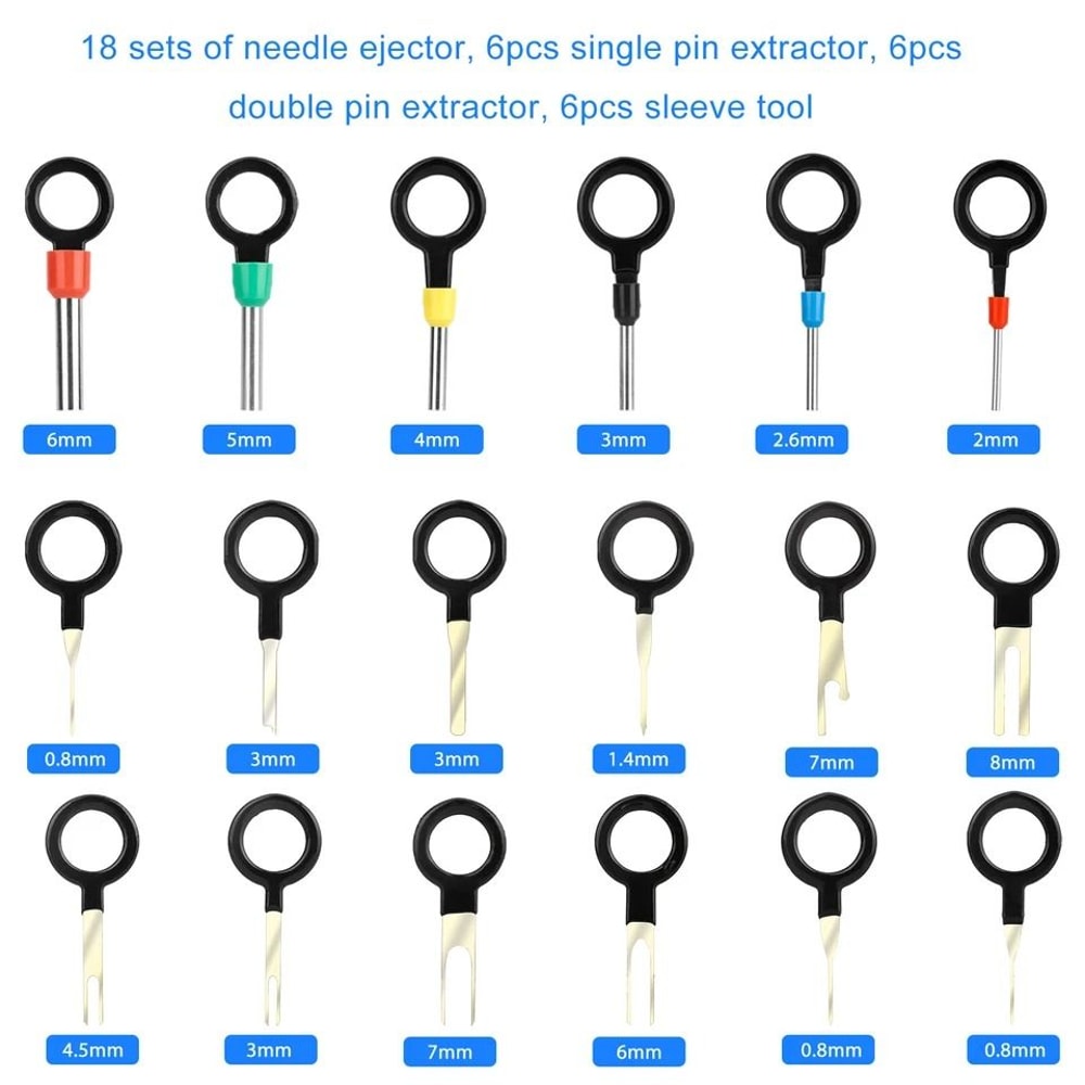 Car Terminal Removal Tool Kit Connector Extractor Puller Pin Release Tools For Vehicle Wiring 3