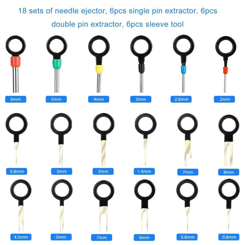 Car Terminal Removal Tool Kit Connector Extractor Puller Pin Release Tools For Vehicle Wiring 3
