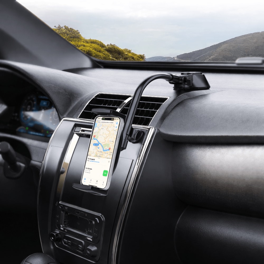 Car Tablet Holder Gooseneck Windshield Dashboard Mount 0