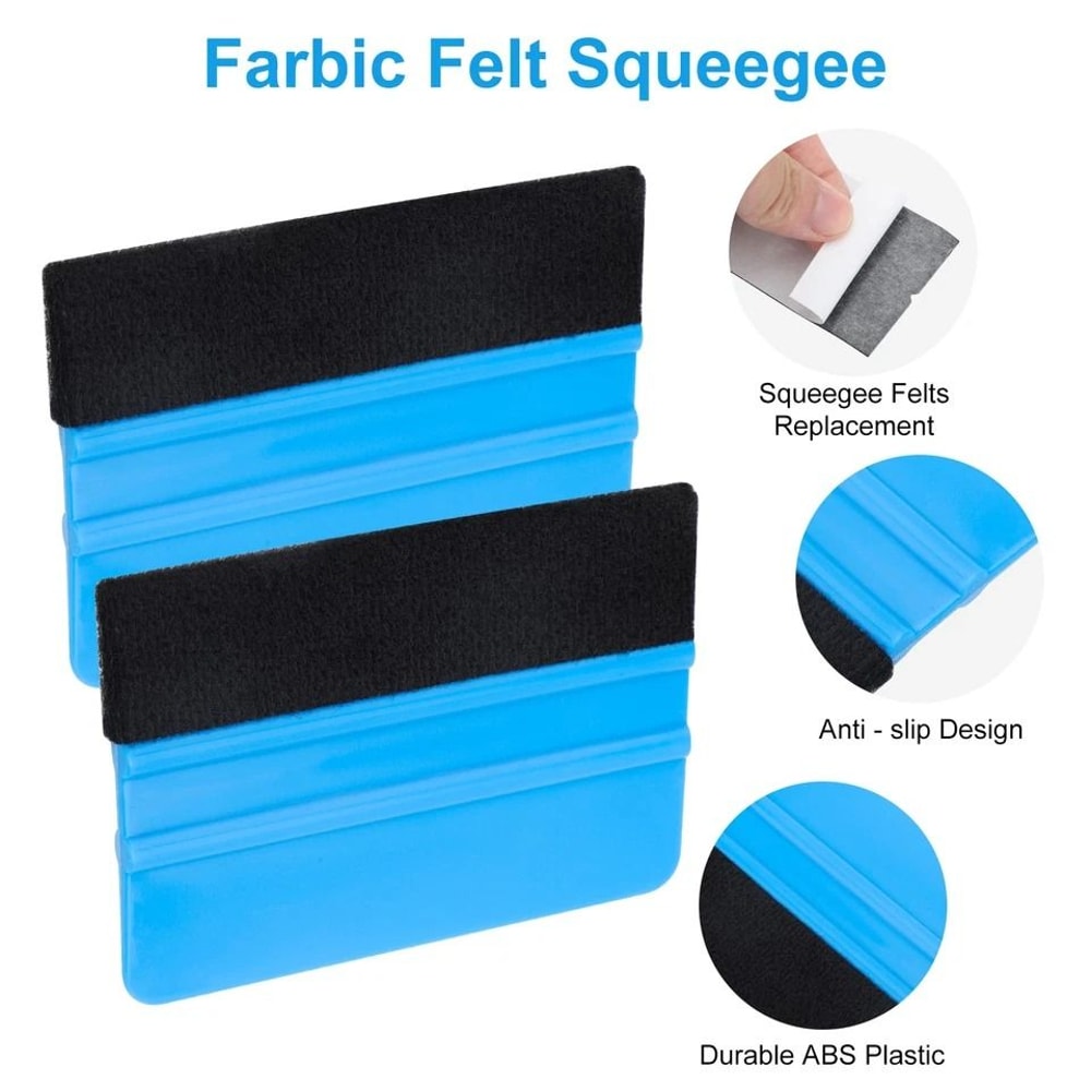 Vinyl Car Wrap Tool Kit For Window Tint Squeegee Installation 5