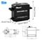 Waterproof Metal Gear Servo For RC Cars High Torque Speed 1