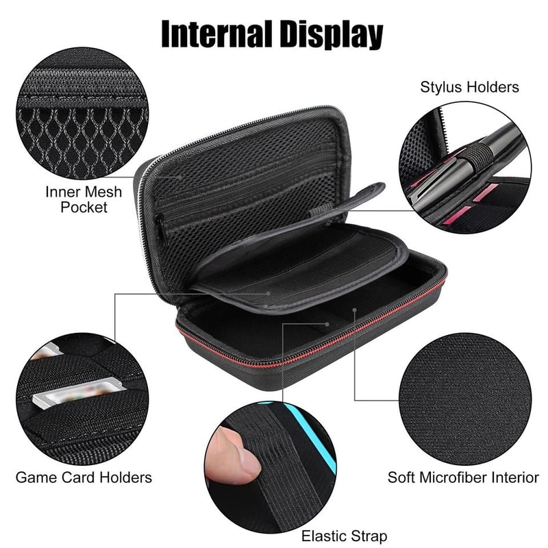 Portable Travel Case Game Card Holder Accessories Storage Bag 1