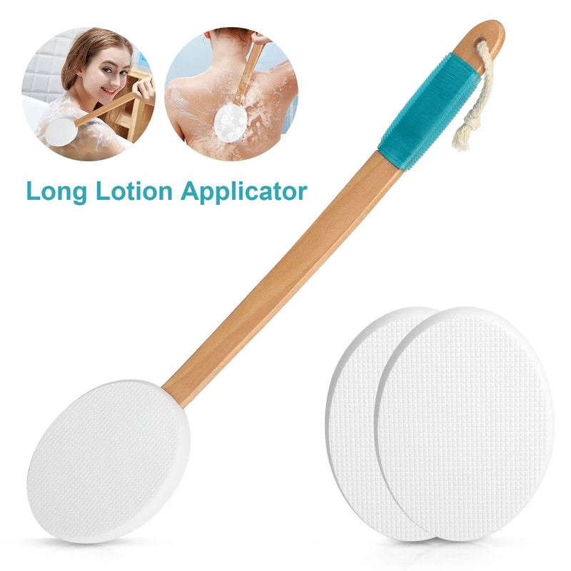Long Lotion Applicator Back Brush Perfect For Tanning Skin Cream And Lotions 2