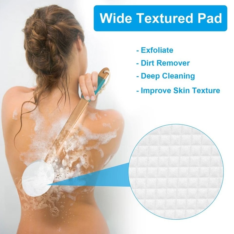 Long Lotion Applicator Back Brush Perfect For Tanning Skin Cream And Lotions 6