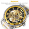 Men Luxury Waterproof Stainless Steel Automatic Mechanical Wristwatch 5