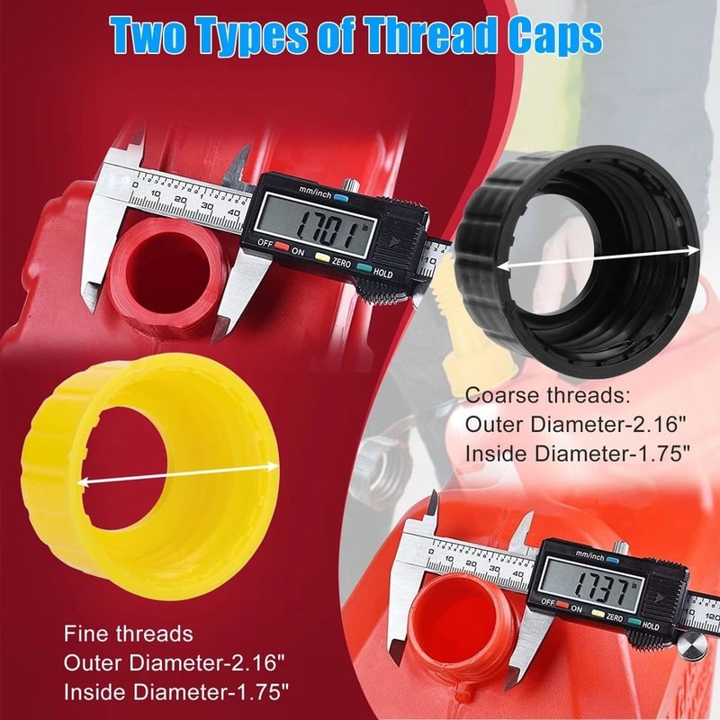 Gas Can Spout Kit Nozzle Vent Replacement Flexible Durable 7