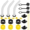Gas Can Spout Kit Nozzle Vent Replacement Flexible Durable 9