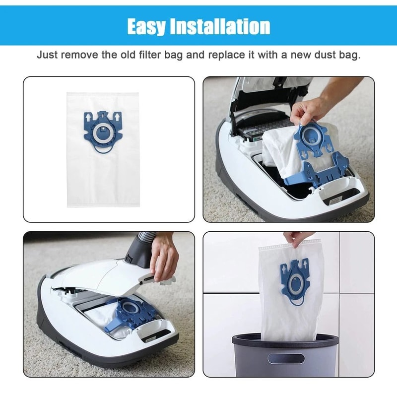Replacement Vacuum Cleaner Bags Filters For Airclean Efficiency 1