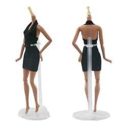 transparent doll display holders for dolls adjustable model support stands