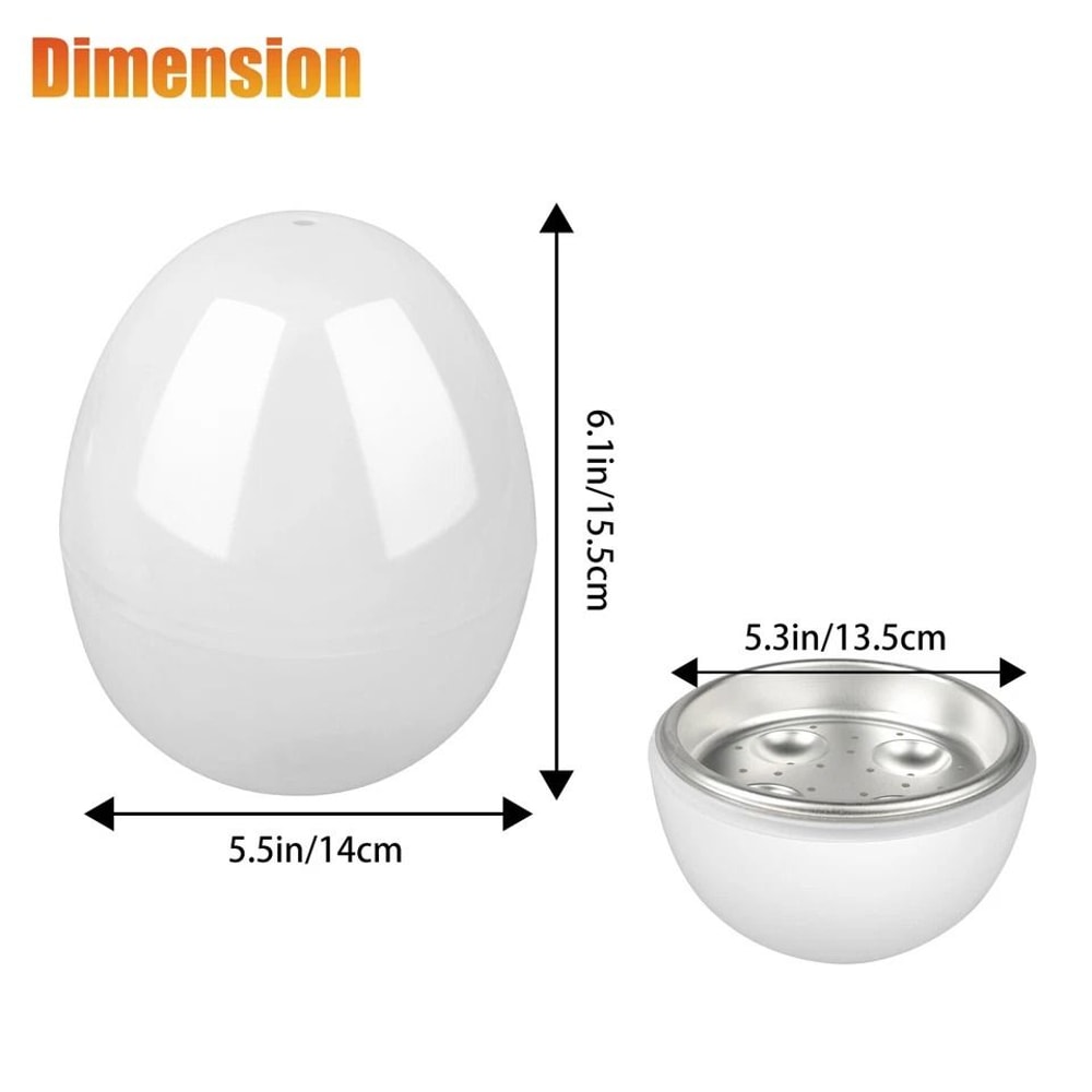 Safe Microwave Egg Cooker Adjustable Steamer For Perfect Boiled Eggs 1